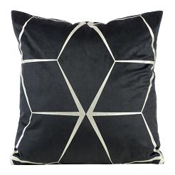 Poszewka dekoracyjna BLINK 45x45 Eurofirany czarny/srebrny