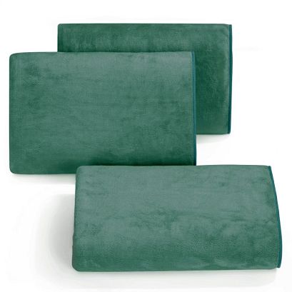 Ręcznik z mikfrofibry AMY 50x90 EUROFIRANY ciemny zielony