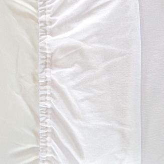 Prześcieradło ochronne z gumką jersey 70x140 Darymex białe