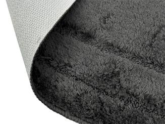 Dywanik łazienkowy ALOR 50x80 Euromat puszysty ciemny szary