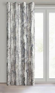 Zasłona gotowa na przelotkach MALIA 140x250 Eurofirany stalowy