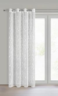 Firana gotowa na przelotkach MELODY 140x250 Eurofirany biały