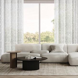 Firana gotowa na przelotkach MELODY 140x250 Eurofirany biały