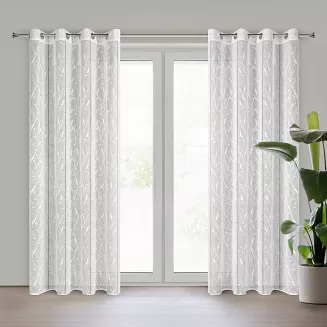 Firana gotowa na przelotkach MELODY 140x250 Eurofirany biały