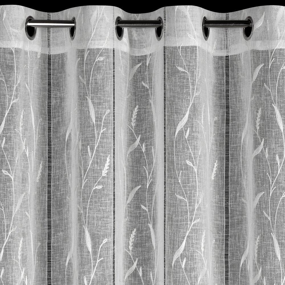 Firana gotowa na przelotkach MELODY 140x250 Eurofirany biały