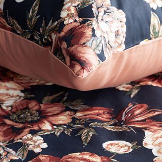 Pościel satynowa SPRING 140x200 Eurofirany czarny