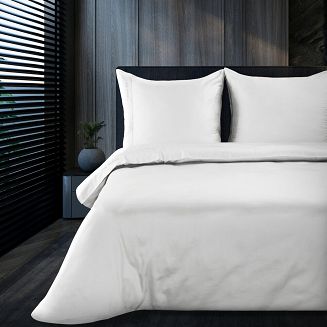 Pościel satynowa ELEGANT1A 220x200 Eva Minge Eurofirany biały