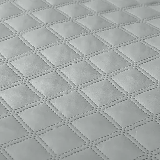 Poszewka dekoracyjna POMPOO 45x45 szara z pomponami