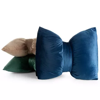 Poduszka dekoracyjna KOKARDA 45x55 Eurofirany ciemnozielona