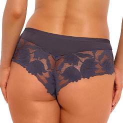 Brazyliany damskie z koronką i tiulem Nike 1135 grafitowe