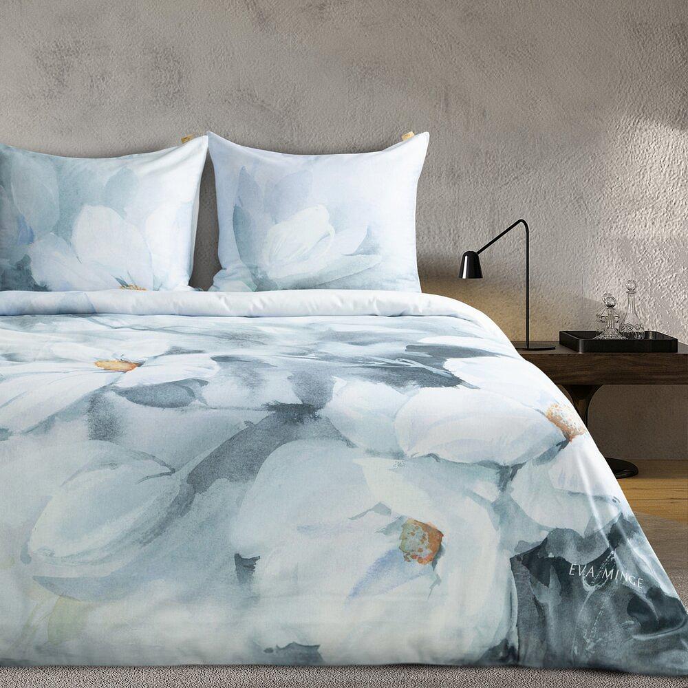 Pościel satynowa BLOOM 160x200 Eva Minge Eurofirany miętowy