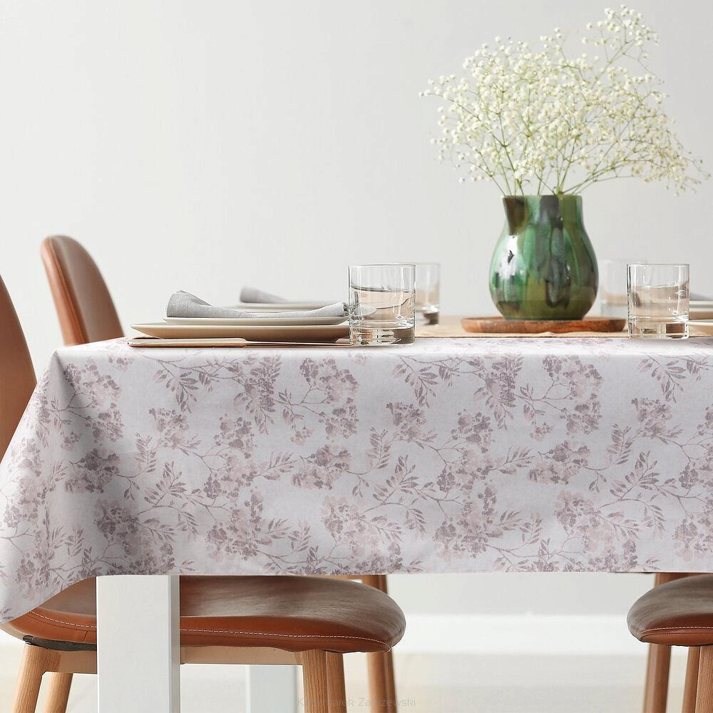 Obrus dekoracyjny GARDEN 140x220 Eurofirany kremowy