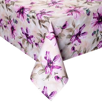 Obrus dekoracyjny GARDEN 140x220 Eurofirany kremowy