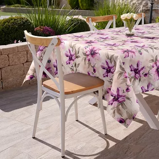 Obrus dekoracyjny GARDEN 140x220 Eurofirany kremowy