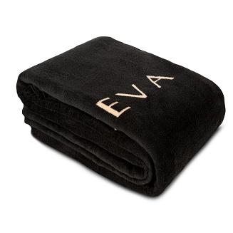 Koc narzuta SILK 220x240 Eva Minge Eurofirany czarny