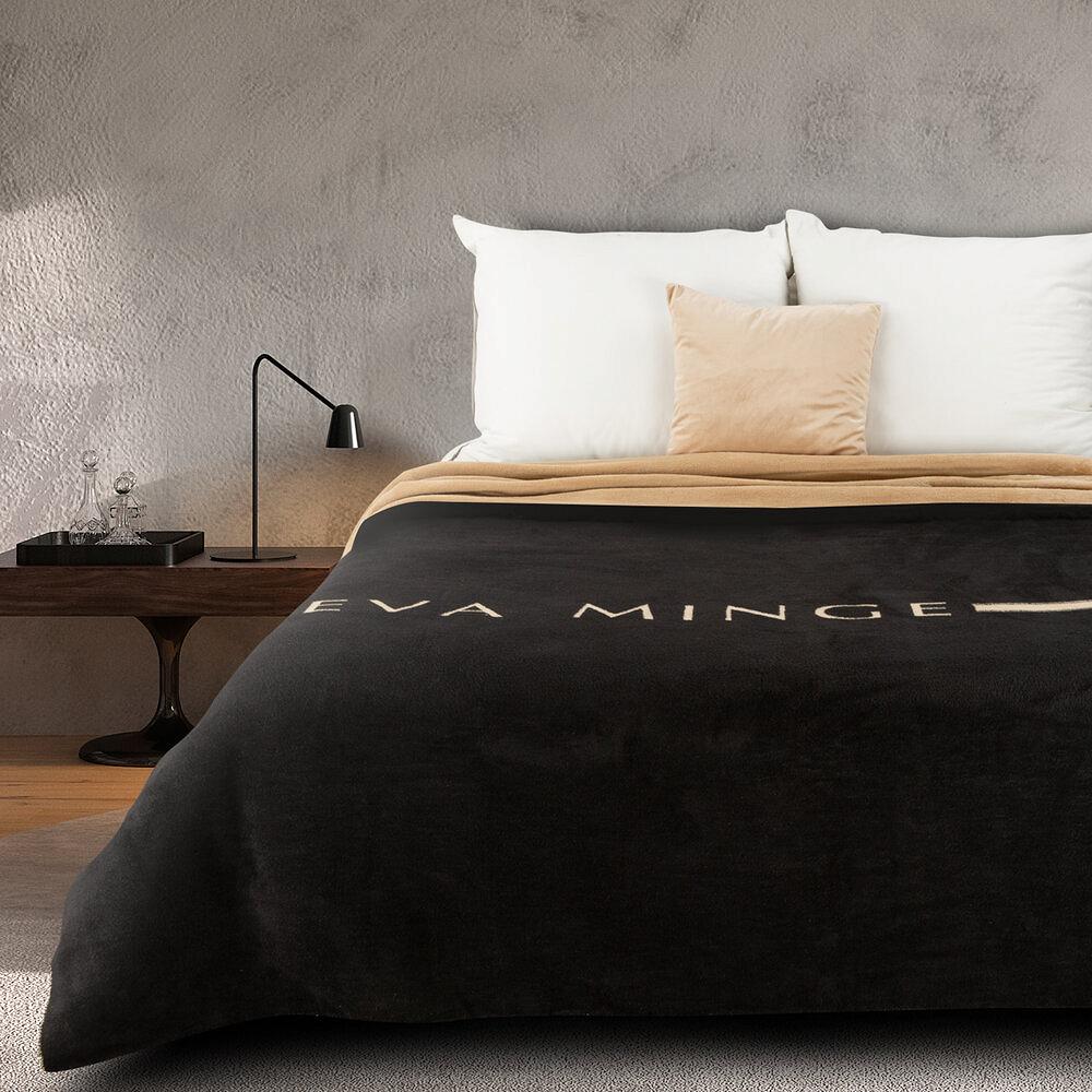 Koc narzuta SILK 220x240 Eva Minge Eurofirany czarny