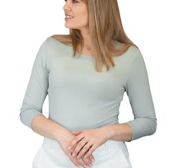 Bluzka damska z rękawem 3/4 MANATI miętowa