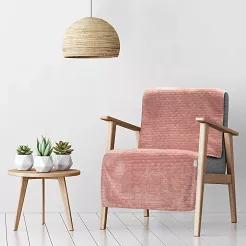 Koc narzuta CINDY4 70x160 Design91 różowy