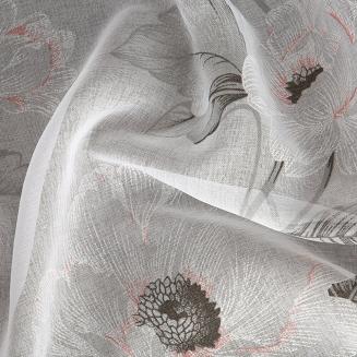 Firana gotowa na przelotkach BESSY 140x250 Eurofirany różowy