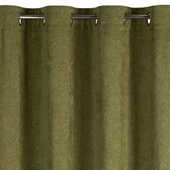 Zasłona gotowa na przelotkach BLAKE 140x250 Eurofirany oliwkowy