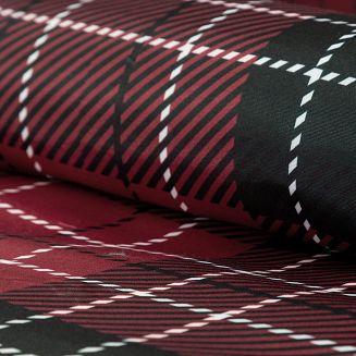 Komplet pościeli świąteczny POS 220x200 Eurofirany bordowy