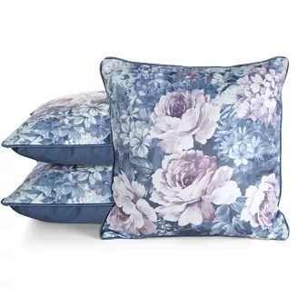 Poszewka dekoracyjna VELVET 45x45 Eurofirany ciemnoniebieski