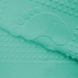 Dywanik łazienkowy HOTEL 50x70 Darymex turkusowy stópki