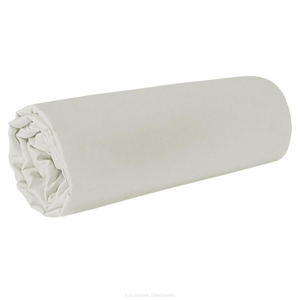 Prześcieradło satynowe bez gumki NOVA 210x220 Eurofirany kremowe