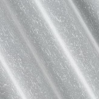 Firana gotowa na przelotkach KELLY 300x250 Eurofirany biała/srebrna