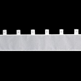 Firana gotowa na szelkach SEVILLA 30x150 Eurofirany biały