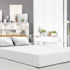 Prześcieradło jersey z elastanem z gumką 140x200 Darymex białe