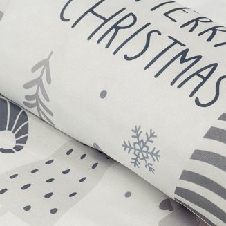 Komplet pościeli świąteczny POS 160x200 Eurofirany biały