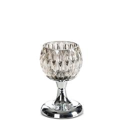 Świecznik dekoracyjny ZARIA Eurofirany srebrny