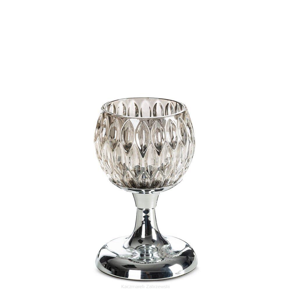 Świecznik dekoracyjny ZARIA Eurofirany srebrny