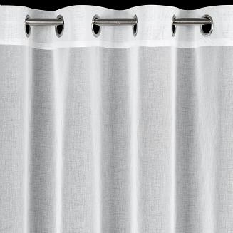 Firana gotowa na przelotkach KAJA 350x145 Eurofirany biały