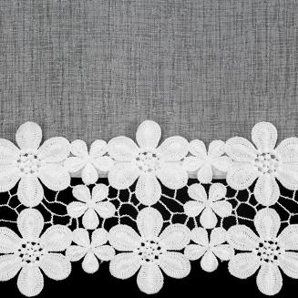 Firana gotowa na przelotkach KAJA 350x145 Eurofirany biały