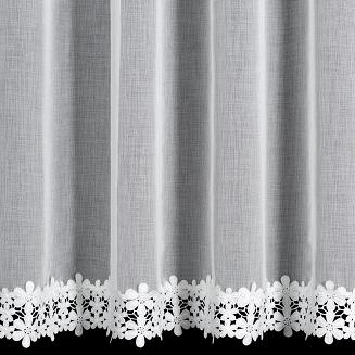 Firana gotowa na przelotkach KAJA 350x145 Eurofirany biały