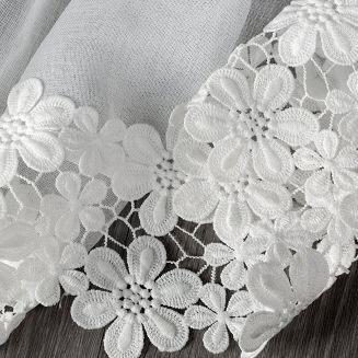 Firana gotowa na przelotkach KAJA 350x145 Eurofirany biały