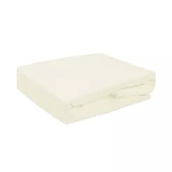 Prześcieradło frotte z gumką 60x120 Darymex ecru