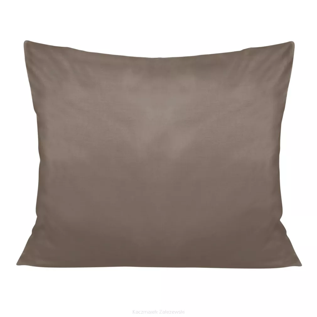 Poszewka satyna bawełniana 50x80 Darymex jednobarwna sepia