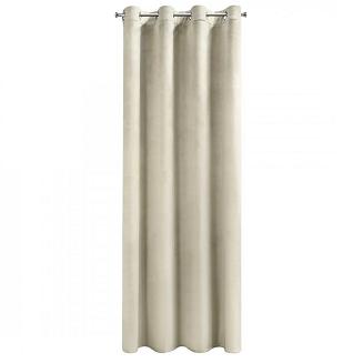 Zasłona gotowa na przelotkach MELANIE 140x250 Eurofirany kremowy