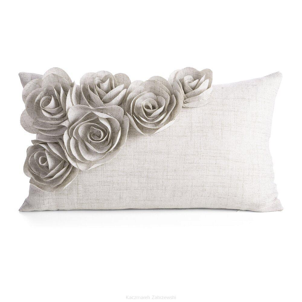 Poszewka dekoracyjna FLORES 30x50 Eurofirany beżowy