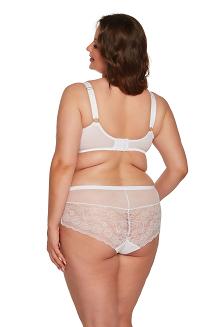 Biustonosz z koronką Soft Tonia MAXI 1253 miękki biały