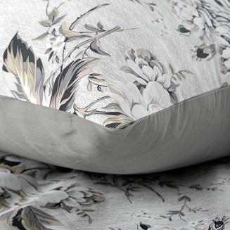 Pościel satynowa SPRING 160x200 Eurofirany srebrny