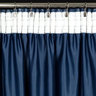 Zasłona gotowa na taśmie SCARLET 140x270 Eurofirany granatowy