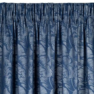 Zasłona gotowa na taśmie SCARLET 140x270 Eurofirany granatowy