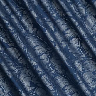 Zasłona gotowa na taśmie SCARLET 140x270 Eurofirany granatowy