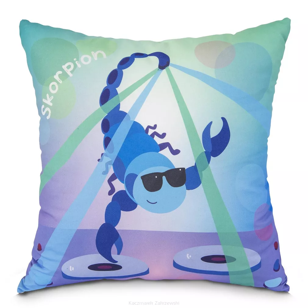Poduszka przytulanka zodiak/40x40/skorpion