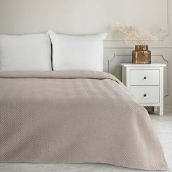 Narzuta dekoracyjna LEN 220x240 beżowy