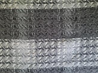 Narzuta dekoracyjna tkana 170x205 grafitowy melanż